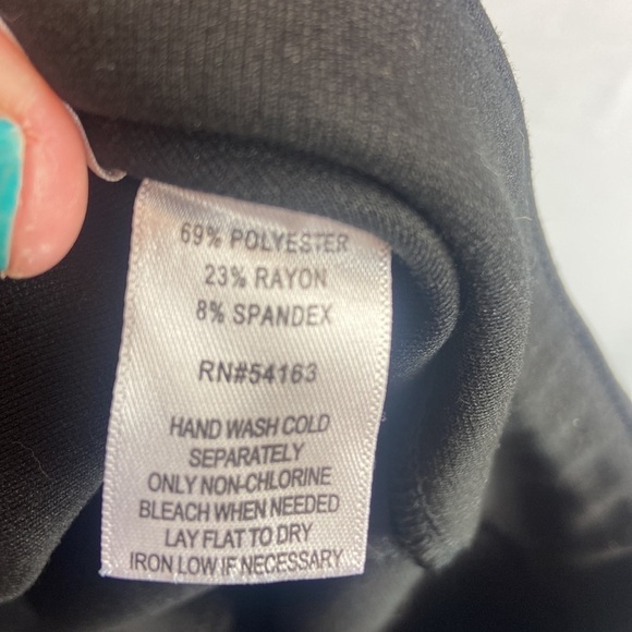 Calvin Klein Petite Black Pull On Dress Pants with Power Stretch - Picture 10 of 10